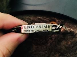 69. Women's Loden Green Sherling Jacket by Fendissimi