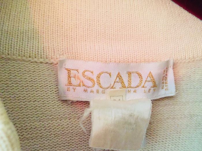 74. Escada Beige Wool Women's Jacket