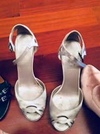 57. Fendi Silver Sandals