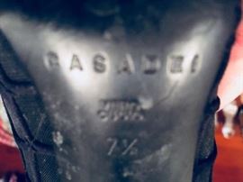 59. Richard Tyler Beige Leather Strappy Sandals