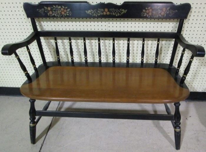 Hitchcock style bench
