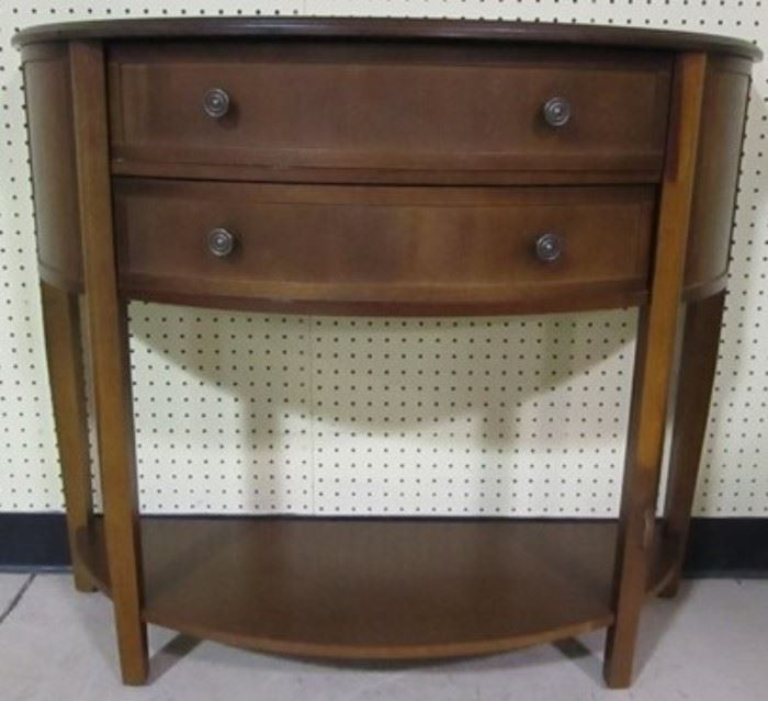 Double drawer demilune