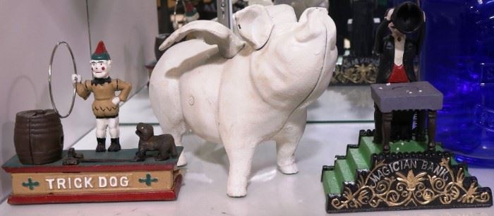 Cast iron flying pig