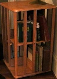 Revolving bookcase stand