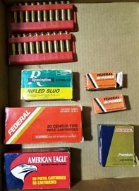 Assorted boxed bullets