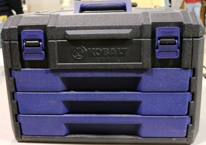 Kobalt tool box w/ tools