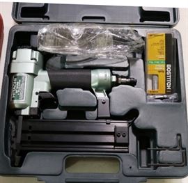Hitachi nail gun in case
