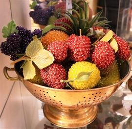 Vintage jeweled fruit