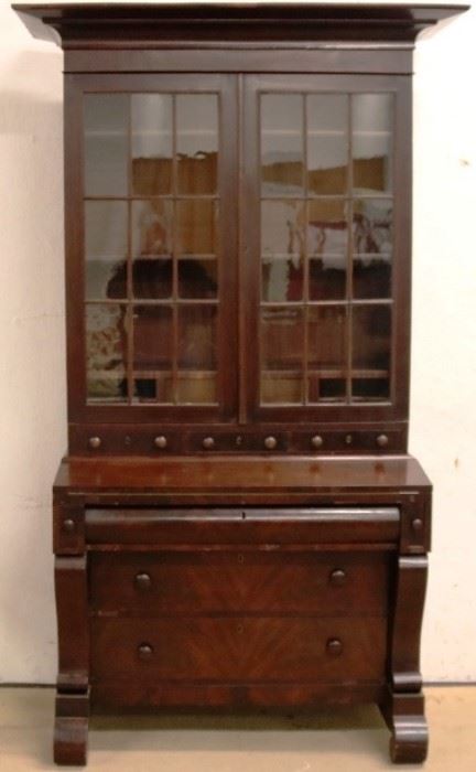 Period 19th cent. secretary bookcase