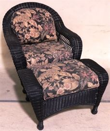 #5928 matching chair and ottoman