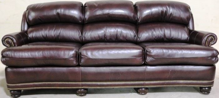 Hancock & Moore leather sofa