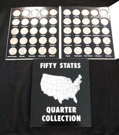 #169 Fifty State Quarter book collection
