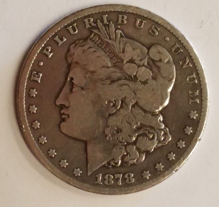 1878 Carson City silver dollar
