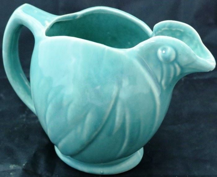 #6559 Vintage blue bird pitcher