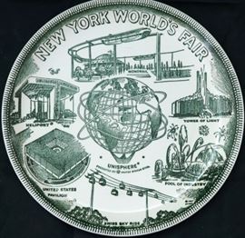 #6564 1961 New York World's Fair Plate