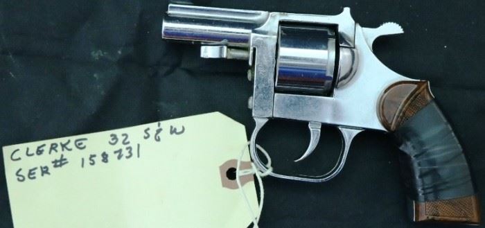 #6570 Clerke 32 S&W Revolver