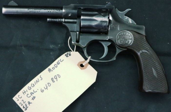 #6569 JC Higgins Model 88 22 cal. revolver