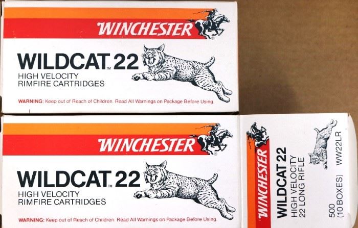 #6575 Winchester 22 long rifle  500 count boxes 1x2