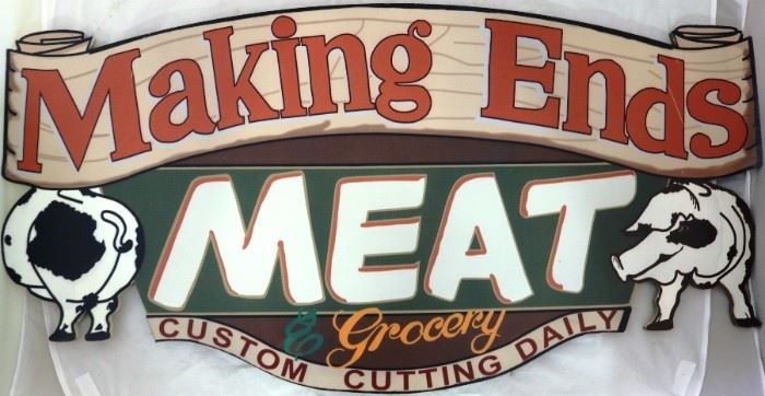 Meat sign