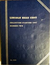 #7335 Lincoln Head Cent Collection 1941- 1958