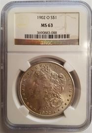 1902-O MS63 silver dollar