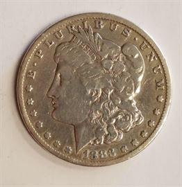 1883 Carson City silver dollar