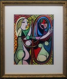 Girl in Front of Mirror by Picasso