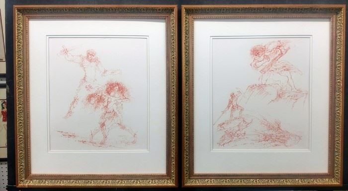 Original sketches by F Clerici