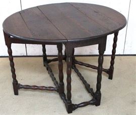 English gate leg table