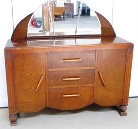 Art Deco oak server