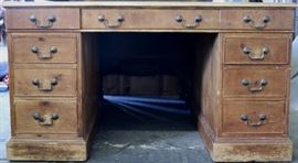 Antique partner's desk