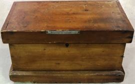 Old wooden tool box