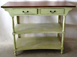 Painted kitchen island
