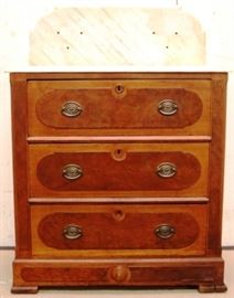 Victorian marble top bachelor chest