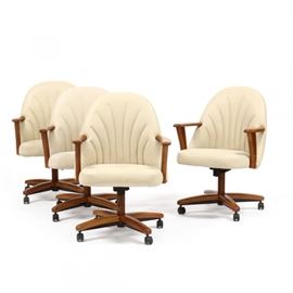 Set of Chromecraft arm chairs
