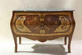 French inlaid chest w/ ormolu