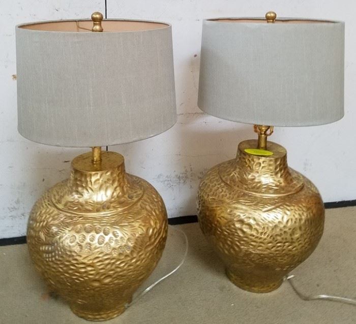 Pair Modern History table lamps