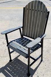 Galvanized Adirondack chair