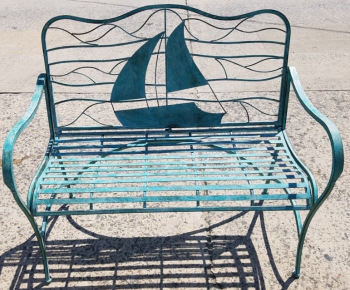 Sailboat bench