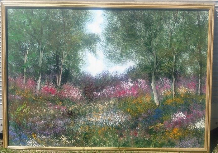 Original painting of landscape by Anna Sandhu Ray