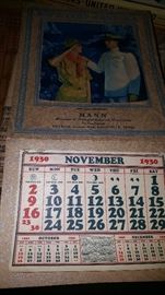 Calendar from Delozier's Butcher