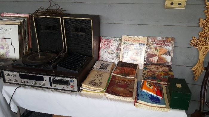 Phonograph and cook books