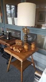 Oak parlor table