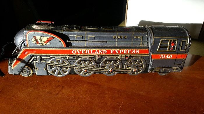 Overland Express tin train
