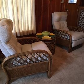 Part of the rattan living set