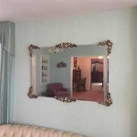 Large fancy mirror