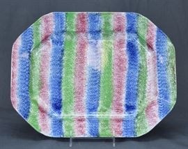 SPLATTERWARE RAINBOW PLATTER