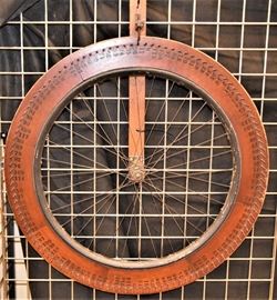 WOODEN SPINNER NUMBER WHEEL, EARLY 20TH CENTURY
