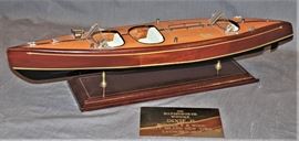 MODEL OF THE DIXIE II, WINNER OF 1908 HARMSWORTH