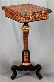 TABLE, OCCASIONAL, MARQUETRY, ITALIAN, MID-19TH C.